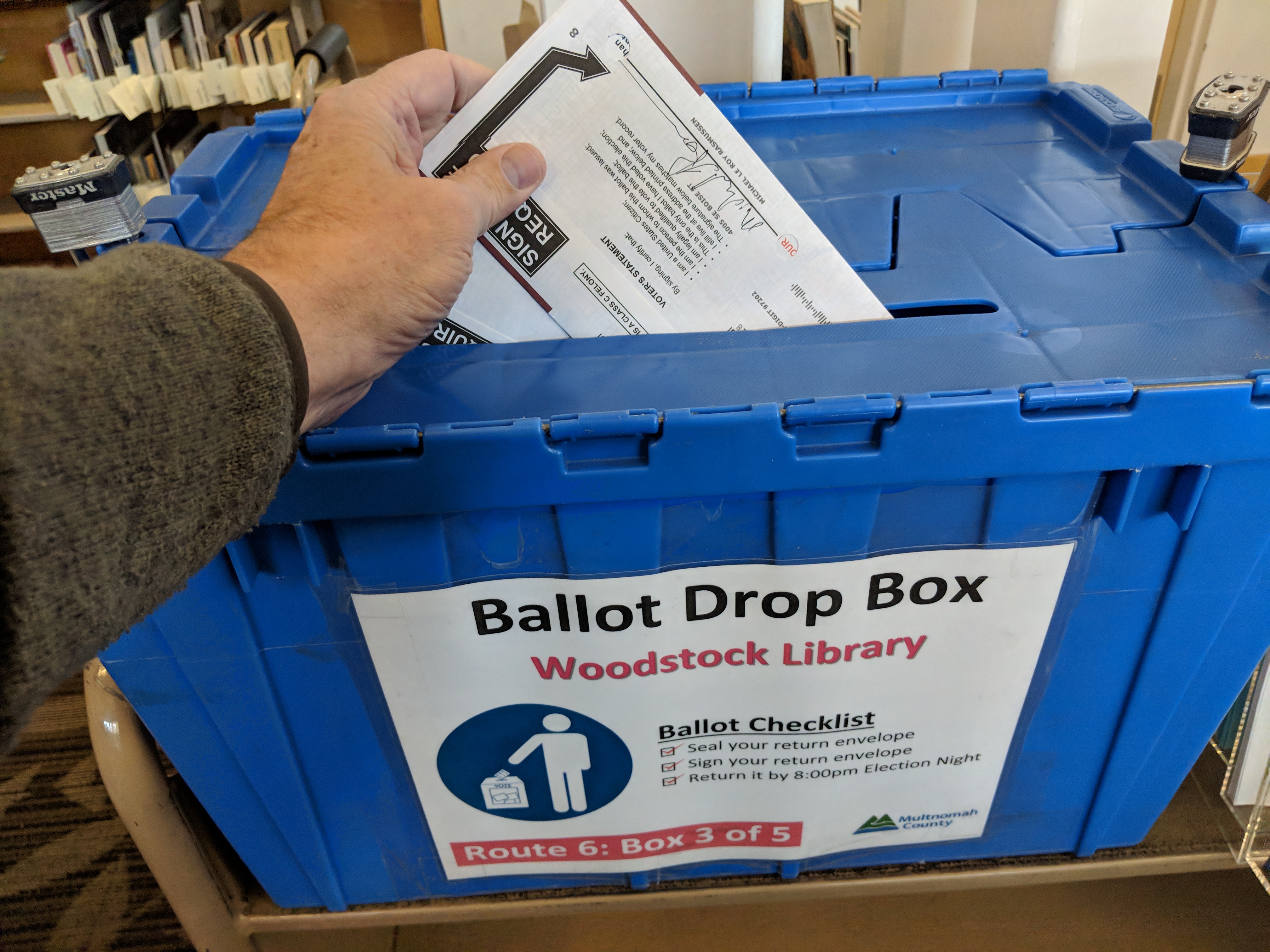 2018 Home Voting Ballot Drop